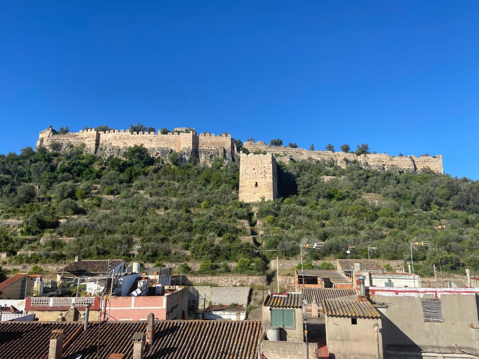 Casa Con Jacuzzi Y Piscina Con Vistas Al Castillo Corbera de Alcira Exteriör bild