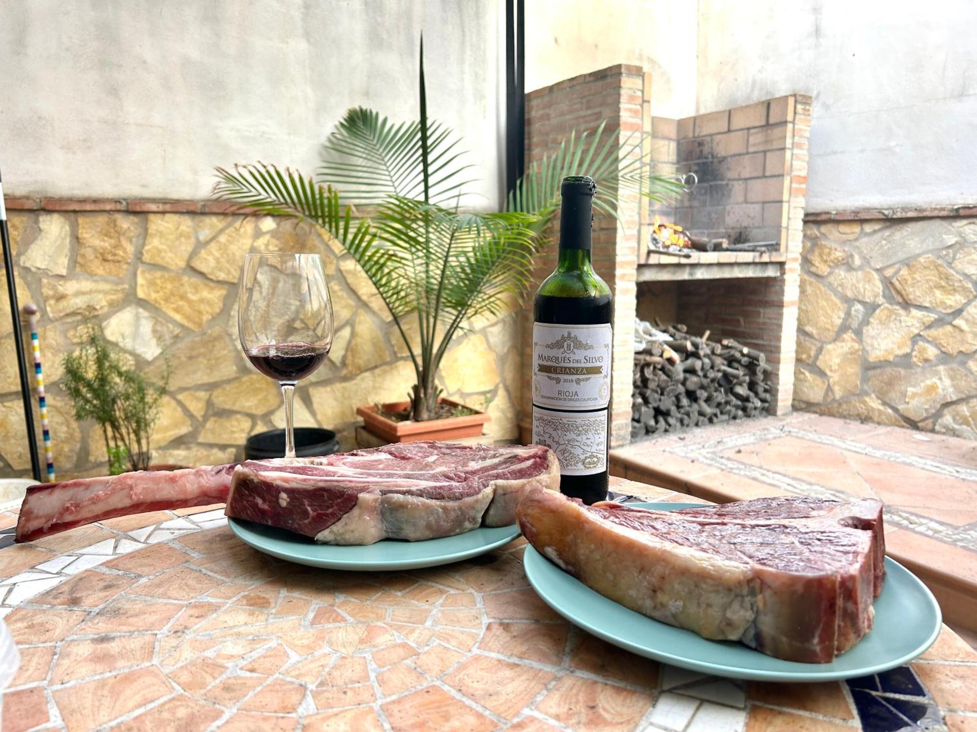 Casa Con Jacuzzi Y Piscina Con Vistas Al Castillo Corbera de Alcira Exteriör bild